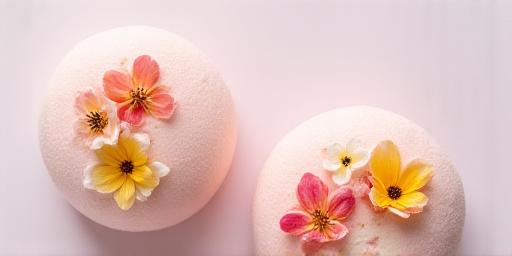 Vibrant eco-friendly bath bombs